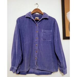VTG L.L. Bean Women’s Corduroy Jacket Purple Size 12 Made in Sri Lanka 90s Y2K